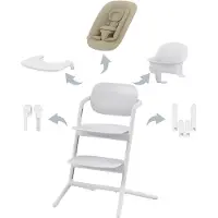 Cybex Lemo2 4 In 1 Set Home Highchair Zilver Kinderen