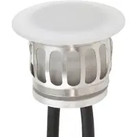 EVN P67108 LED grondspot inbouwlamp, 12 V DC, 3.000 K P67108, dimbaar, wit / opaal, Kunststof, Modern