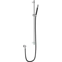 Hotbath Archie AR318 glijstangset 90cm met staafhanddouche en wandaansluitbocht RVS316