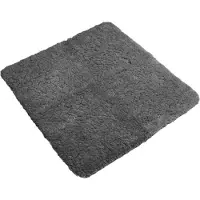 Tiseco - Badtapijt - Microfiber - Antislip - 60x60 cm, grijs