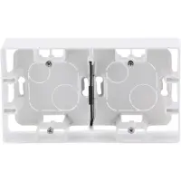 Legrand Opbouwkader 2 Modules Niloé Wit