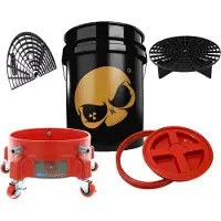 Grit Guard Emmer set bestaande uit; Wasemmer Nuke Guys, Grit, Washboard, Trolly, Gamma Seal Deksel