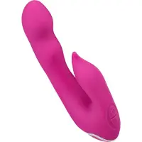 EIS , siliconenvibrator "Wild Rabbit", ergonomische vorm en dubbele stimulatie, zwart