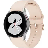 Shop4 - Bandje voor Samsung Galaxy Watch 42mm - Siliconen Luxe Roze