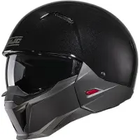 HJC i20 Solid Zwart / Semi Flat Titanium Jethelm Maat XS