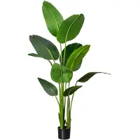 Kopu kunstplant strelitzia nicolai 160 cm paradijsvogelplant 10 blad