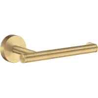 Smedbo Home Toiletrolhouder Recht Zonder Klep - Mat Goud - Messing - Accessoires, Toilet accessoires, Toiletrolhouders - 7391447093520