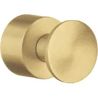 Smedbo Home Handdoekhouder - 1.9x1.9x2.5cm - ophangen - Massief messing Mat messing HV3455