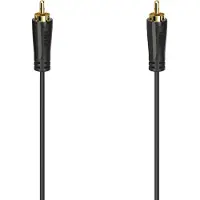 Hama Video-Kabel, Cinch-Stecker - Cinch-Stecker, vergoldet, 1,5 m