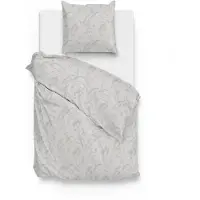 Zo! Home Fiori-di-Satinado Ash Grey - 100% Katoen-Satijn - 140 x 200/220 cm