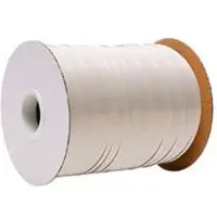 Zwaluw Glasband 9X4Mm Pe Super Wit Rol 100M