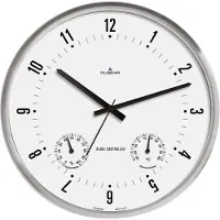 Dugena - 4277430 - Wandklok - Kwarts - Radiogestuurd - met weerstation