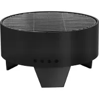 Mustang ‎Bonfire Basis Grill + vuurkorf Del Ray – 59 x 59 x 33 cm – Robuuste Vuurkorf & Grill/BBQ in één