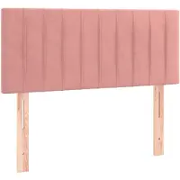 vidaXL Hoofdbord 80x5x78/88 cm fluweel roze