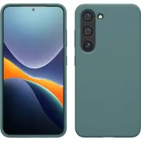 Kwmobile telefoonhoesje geschikt voor Samsung Galaxy S23 - Hoesje met siliconen coating - Smartphone case in Arctische nacht