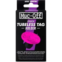 Muc-Off Stealth Tubeless AirTag Houder - Verborgen Houder voor Fiets Compatibel met Apple AirTag