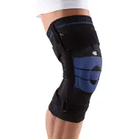 Bauerfeind GenuTrain S Kniebrace - met Scharnieren - Kniebandage - Knie Support - Maat 3 - Links - Zwart