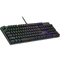 Cooler Master SK652 Mechanisch Gaming Toetsenbord Black Edition TTC Low Profile Red QWERTY