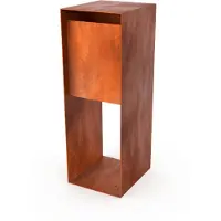 Geroba brievenbus CartaC1 – Cortenstaal – 300×400×1000 mm