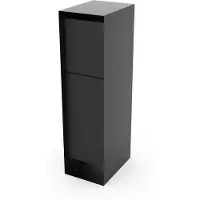 Geroba Pakketbrievenbus Pakun Zwart Lengte: 300 - Breedte: 450 - Hoogte: 1200