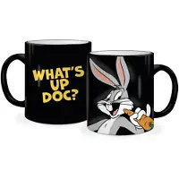 Half Moon Bay Looney Tunes - Bugs Bunny - Mok - Zwart - 400ml