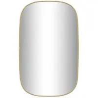 vidaXL Wandspiegel 80x50 cm goudkleurig