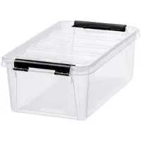 Smartstore Classic Kunststof Opbergdoos 4 l Met deksel Transparant 19 x 30 x 11 cm