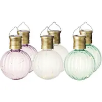 Lumineo - Solar Led tuinlampjes set van 15x stuks in 3 kleuren 11 cm - Lampionnen