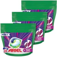 Ariel All in 1 Wasmiddel Pods + extra Vezelbescherming - Voordeelverpakking 3 x 35 Wasbeurten
