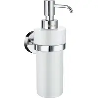 Smedbo Zeepdispenser Home 200 ml met Porselein 8x8x18 cm Chroom