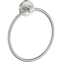 Smedbo Home Handdoekring - Geborsteld Nikkel - Messing - Accessoires, Handdoekhouders, Handdoekringen - 7391447080964
