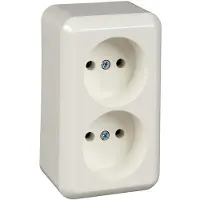 ELSO Stopcontact - Opbouw - 2V - Polarwit - Contura - - 395904