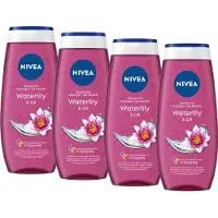 Nivea Waterlily & Oil Douchegel - 4 x 250 ml - Voordeelverpakking