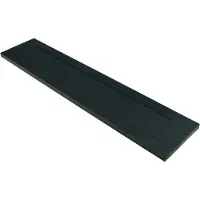 Dulimex DX - Ami Briefplaat binnendraaiend veer recht zwart 340 x 73 mm
