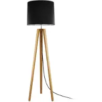 HerzBlut Vloerlamp Anni, hout licht, Woon-/ Eetkamer, Hout, Scandinavisch, vloerlamp hout