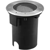 EVN Pentola inbouwlamp met anti-verblinding, Ø 18 cm, alu / grijs / zink, Aluminium, LED inbouwspot