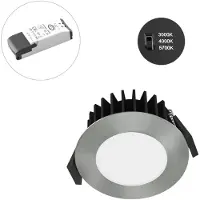 EVN L54N071325 L54N071325 LED-inbouwlamp LED LED vast ingebouwd 7 W Chroom