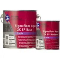 Sigma Sigmafloor Aqua 2K EP Satin | Zijdeglans Vloerverf Binnen & Buiten 2,5 LTR - Wit