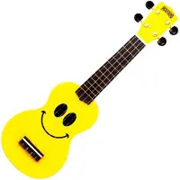 Mahalo Soprano ukelele - U-SMILE - Smiley Series - Geel