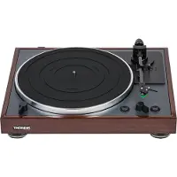 Thorens TD 102A - Volautomatische platenspeler - Carbon toonarm - Walnoot hoogglans