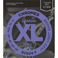 D'Addario ECG24-7 Snaren voor elektrische gitaar