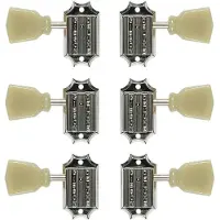 Gibson PARTS DELUXE GREEN KEY TUNER SET VINTAGE NICKEL