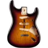 Fender Classic Series 60's Stratocaster SSS Alder Body 3-Color Sunburst losse elzenhouten body voor elektrische gitaar