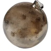 Clayre & Eef Vaas Ø 13x13 cm Bruin Glas