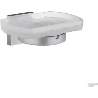 Smedbo Zeephouder Ice met Matglas Schaal Mat Chroom