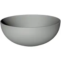 Xenz George keramische waskom 37cm grijs mat