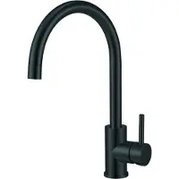 Lanesto Forte Eenhendelkeukenmengkraan Sturdy Black Zwart met UP (Uittrekbare Perlator slang) 251265