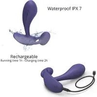 Love to love - Witty - P-spot/Anaal & G-spot Vibrator met Afstandsbediening - Paars