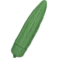 EIS , vibrator, augurk minivibrator, 12,3 cm, waterdicht, huidvriendelijke siliconen