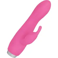EIS , vibrator, 'gebogen Rabbit vibrator, 17,5 cm', waterdicht, met handvat, huidvriendelijke siliconen